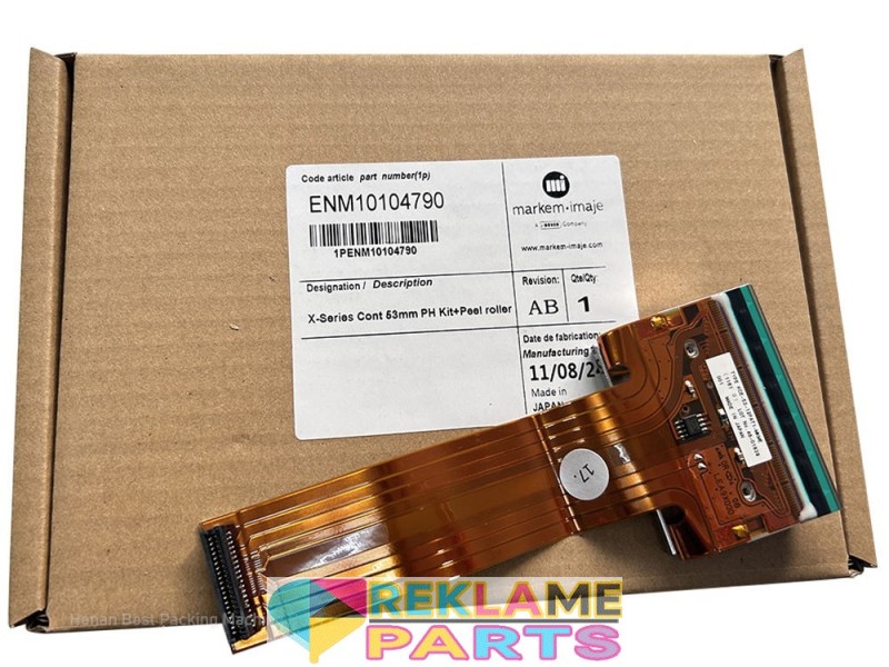 Original Markem Imaje ENM10104790 Thermal Printheads 53mm and Peel Roller for X40 X45 Printer