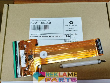 Original Markem Imaje ENM10104790 Thermal Printheads 53mm and Peel Roller for X40 X45 Printer