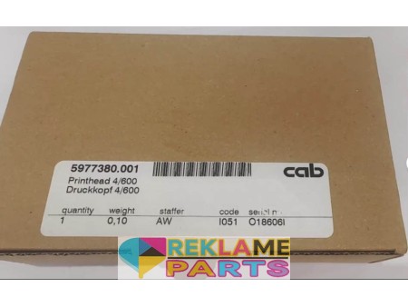 Original cab 5977380.001 MACH 4S Thermal Printhead