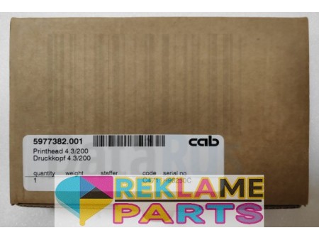 Original cab 5977382.001 MACH 4S Thermal Printhead